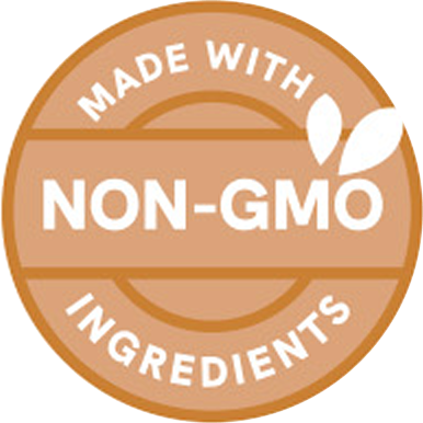 Made with non-GMO ingredients